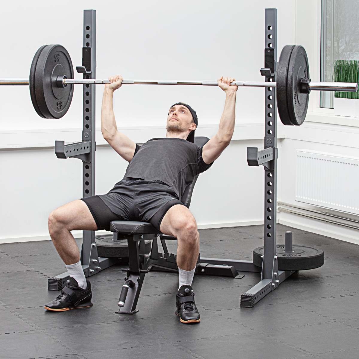 200 Squat Rack Bumper Styrkepakke - 90 kg