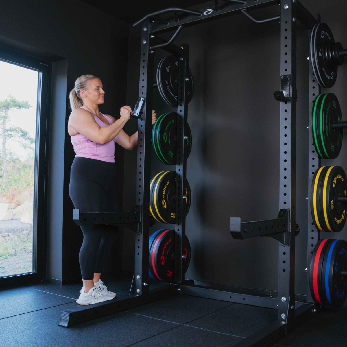 HR 550 Half Rack med opbevaring