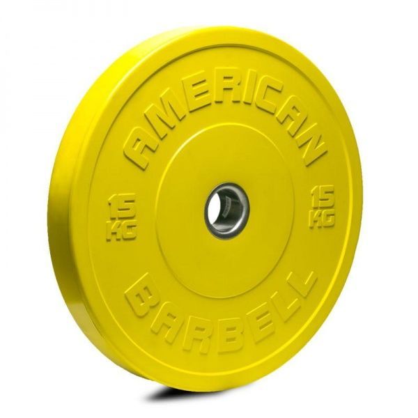 American Barbell Color Sport Bumper Plate 15 Kg