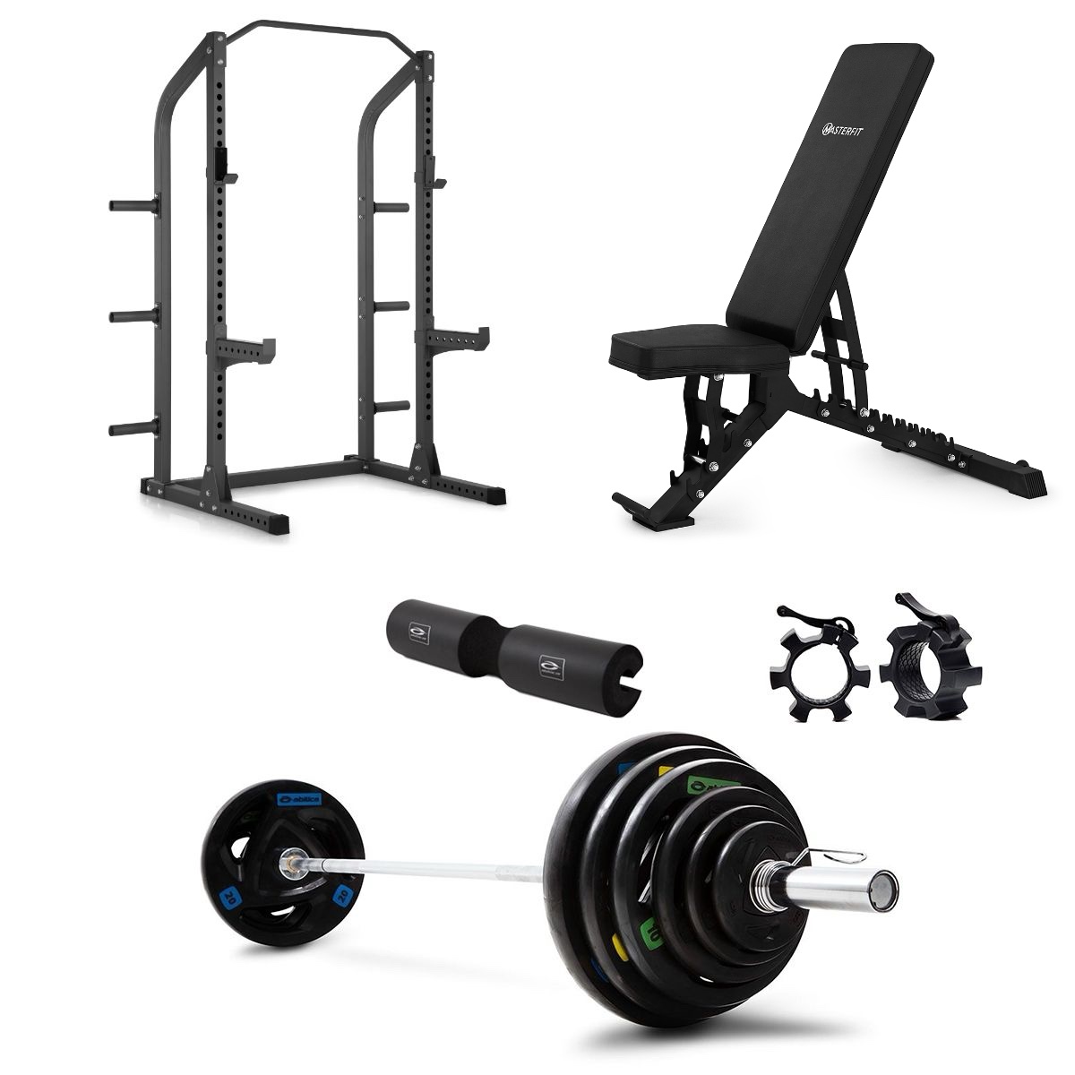 300 Half Rack Olympic Styrkepakke - 150 kg