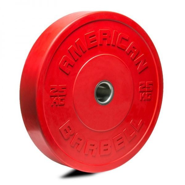 American Barbell Color Sport Bumper Plate 25 Kg