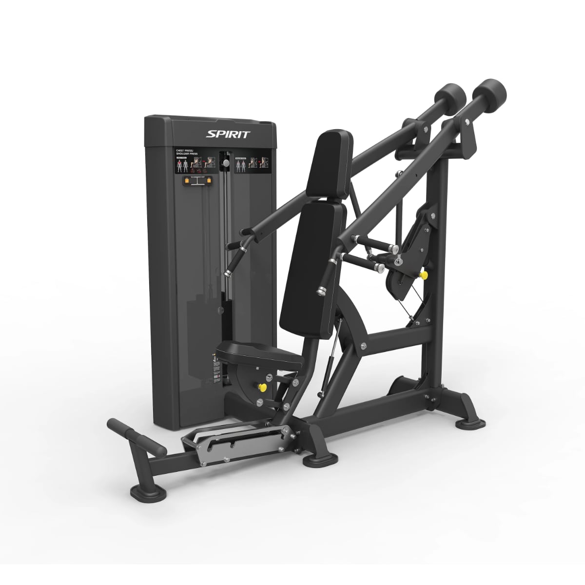 Brug Spirit Dual Chest Press / Shoulder Press til en forbedret oplevelse
