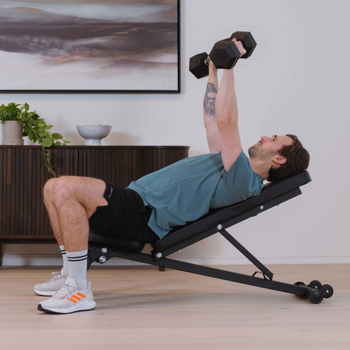 Sammenklappelig 200 træningsbænk