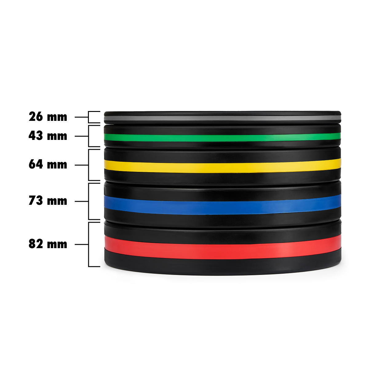 BumperPlate Farger 50 mm